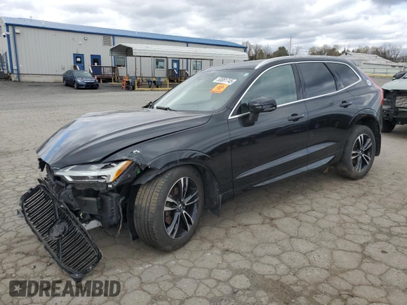 2019 Volvo XC60 Momentum with VIN LYV102RK9KB197180, listed as a Copart auction lot 53081745 with 59,505 mi miles and Salvage title. Bid and sale history available at DreamBid. Image 1.
