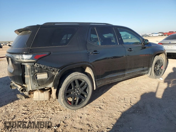 2018 Chevrolet Traverse Premier with VIN 1GNEVJKW2JJ253743, listed as a Copart auction lot 82779724 with 161,083 mi miles and Salvage Title. Bid and sale history available at carsss.com. Image 3.