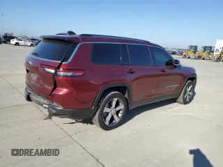 2021 Jeep Grand Cherokee Limited with VIN 1C4RJKBG9M8174778, listed as a Copart auction lot 89353225 with 41,713 mi miles and Salvage Title. Bid and sale history available at DreamBid. Image 3.