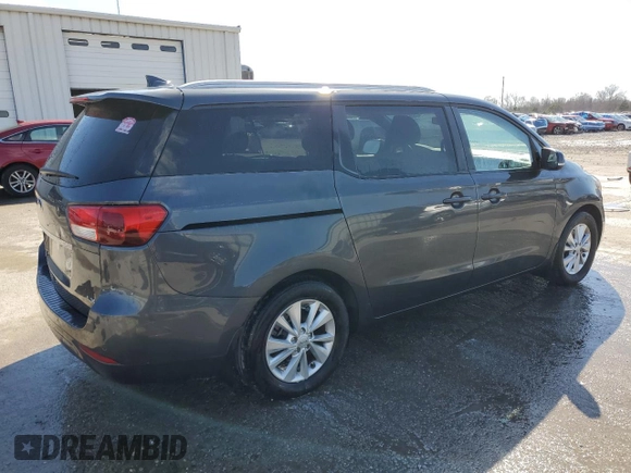 2016 Kia Sedona LX with VIN KNDMB5C16G6194683, listed as a Copart auction lot 47828165 with 155,320 mi miles and Salvage Title. Bid and sale history available at carsss.com. Image 3.