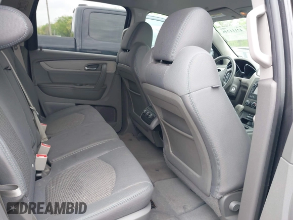 2015 Chevrolet Traverse LS z VIN 1GNKRFKDXFJ107942, wystawiony jako IAAI lot #42111246 z przebiegiem 128 036 mil mil oraz . Historia ofert i sprzedaży dostępna na DreamBid. Obrazek 8.