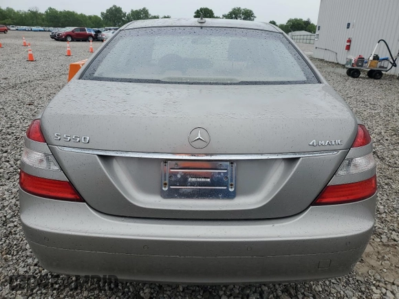 2009 Mercedes-Benz S 550 with VIN WDDNG86X29A248929, listed as a Copart auction lot 57762735 with 80,190 mi miles and Clean title. Bid and sale history available at DreamBid. Image 6.