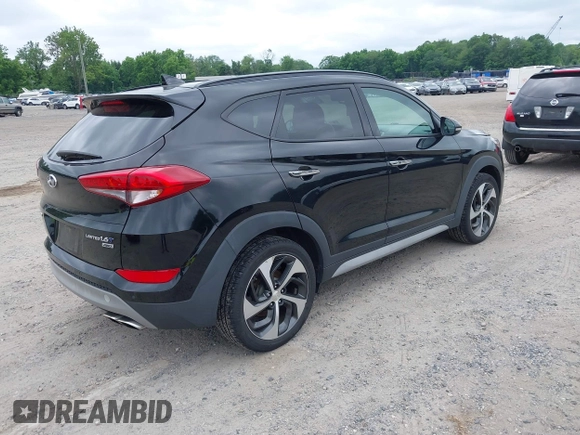 2017 Hyundai Tucson Limited with VIN KM8J3CA20HU534919, listed as a IAAI auction lot 42523205 with 68,549 mi miles and . Bid and sale history available at DreamBid. Image 4.