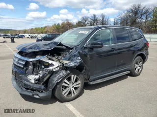 2018 Honda Pilot EX-L with VIN 5FNYF5H50JB023926, listed as a Copart auction lot 53057945 with 57,851 mi miles and Salvage Title. Bid and sale history available at carsss.com. Image 1.