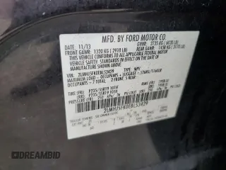 2014 Lincoln MKT with VIN 2LMHJ5FK0EBL53429, listed as a Copart auction lot 88496855 with 370,610 mi miles and Salvage Title. Bid and sale history available at DreamBid. Image 15.
