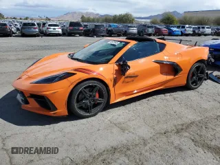 2022 Chevrolet Corvette 1LT with VIN 1G1YA2D40N5118657, listed as a Copart auction lot 48972845 with 17,189 mi miles and Salvage Title. Bid and sale history available at carsss.com. Image 1.
