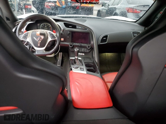 2017 Chevrolet Corvette Grand Sport 2LT with VIN 1G1YY2D79H5103035, listed as a Copart auction lot 86903954 with 27,785 mi miles and Salvage Title. Bid and sale history available at carsss.com. Image 8.