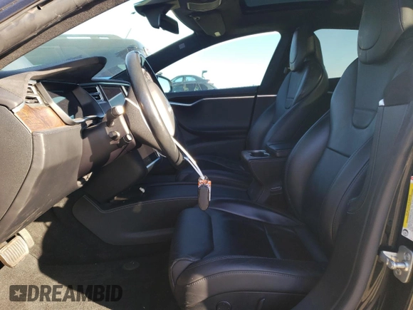 2017 Tesla Model S 100D with VIN 5YJSA1E22HF192735, listed as a Copart auction lot 88709355 with 100,039 mi miles and Salvage Title. Bid and sale history available at carsss.com. Image 7.