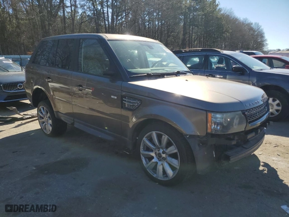 2012 Land Rover Range Rover Sport HSE LUX with VIN SALSK2D44CA725751, listed as a Copart auction lot 46399055 with 166,386 mi miles and Non Repairable. Bid and sale history available at carsss.com. Image 4.