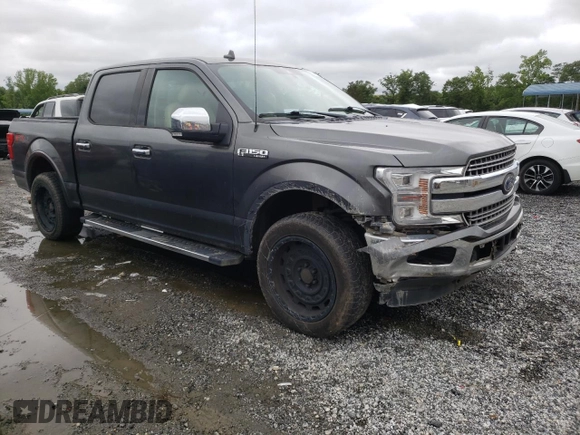 2018 Ford F-150 XL with VIN 1FTEW1EG1JFD48582, listed as a Copart auction lot 58170925 with 219,888 mi miles and Clean title. Bid and sale history available at DreamBid. Image 4.