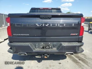 2022 Chevrolet Silverado 1500 RST with VIN 1GCUDEED8NZ596752, listed as a Copart auction lot 51057085 with 38,445 mi miles and Non Repairable. Bid and sale history available at DreamBid. Image 6.