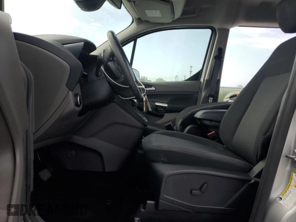2021 Ford Transit Connect XLT with VIN NM0GE9F28M1500501, listed as a Copart auction lot 50764445 with 24,638 mi miles and Salvage title. Bid and sale history available at DreamBid. Image 7.
