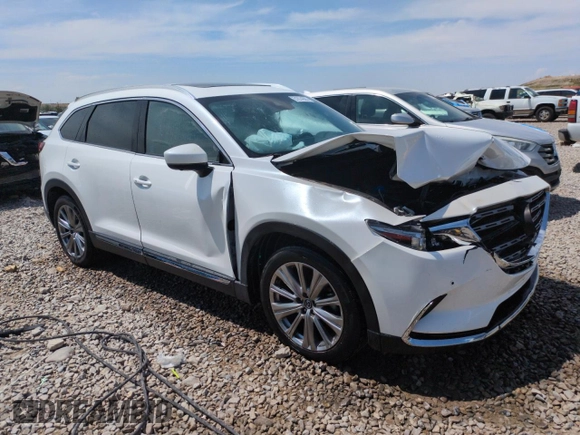 2023 Mazda CX-9 Signature with VIN JM3TCBEY7P0640089, listed as a Copart auction lot 61674085 with 55,387 mi miles and Salvage title. Bid and sale history available at DreamBid. Image 4.