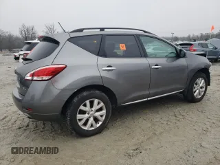 2013 Nissan Murano S with VIN JN8AZ1MUXDW201084, listed as a Copart auction lot 42622385 with 164,590 mi miles and Salvage Title. Bid and sale history available at carsss.com. Image 3.