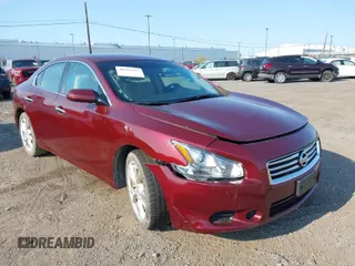 2012 Nissan Maxima S with VIN 1N4AA5AP8CC840451, listed as a IAAI auction lot 40583337 with 43,092 mi miles and . Bid and sale history available at DreamBid. Image 1.