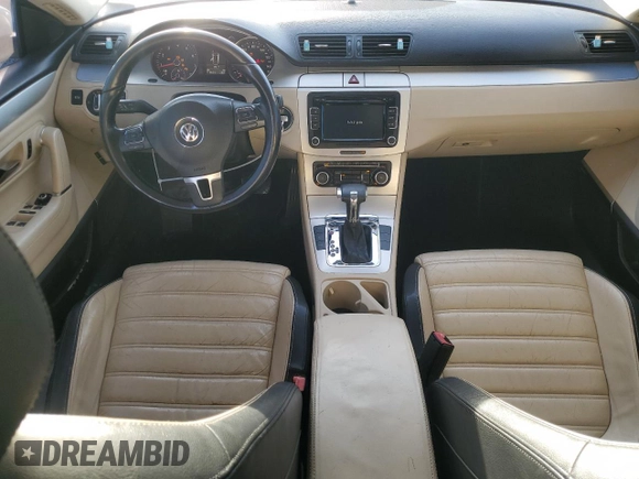 2010 Volkswagen CC with VIN WVWHN9AN6AE532487, listed as a Copart auction lot 74472224 with 119,629 mi miles and Salvage Title. Bid and sale history available at DreamBid. Image 8.