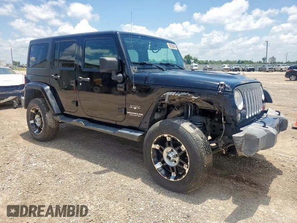 2016 Jeep Wrangler Unlimited Sahara with VIN 1C4HJWEG9GL103631, listed as a Copart auction lot 60530885 with 232,683 mi miles and Salvage title. Bid and sale history available at DreamBid. Image 4.