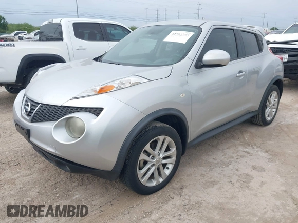 2013 Nissan Juke S with VIN JN8AF5MR1DT207448, listed as a IAAI auction lot 42702355 with 144,397 mi miles and . Bid and sale history available at DreamBid. Image 2.