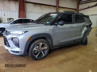 2023 Chevrolet TrailBlazer RS with VIN KL79MTSL2PB092079, listed as a Copart auction lot 43143035 with 27,173 mi miles and Salvage Title. Bid and sale history available at carsss.com. Image 1.