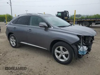 2013 Lexus RX 350 with VIN JTJZK1BA5D2008020, listed as a Copart auction lot 58729005 with 110,216 mi miles and Salvage title. Bid and sale history available at DreamBid. Image 4.