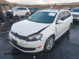 2014 Volkswagen Jetta SportWagen TDI with VIN 3VWPL7AJ4EM621328, listed as a IAAI auction lot 41510857 with 144,304 mi miles. Bid and sale history available at carsss.com. Image 2.