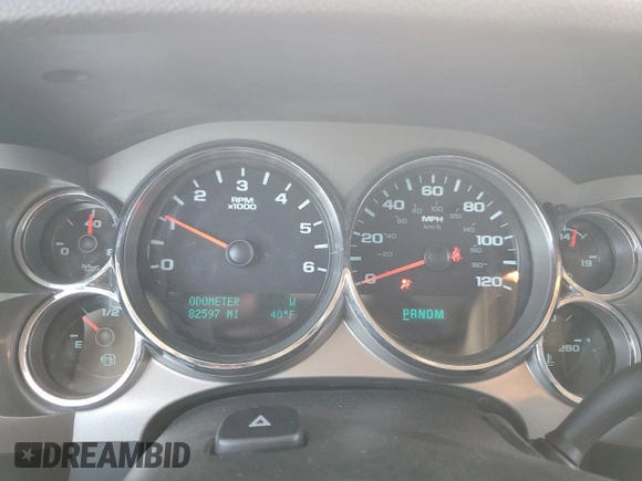 2013 Chevrolet Silverado 1500 LT with VIN 3GCPKSE75DG172763, listed as a Copart auction lot 48035515 with 82,597 mi miles and Salvage Title. Bid and sale history available at DreamBid. Image 9.