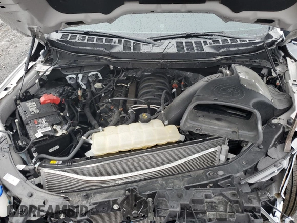 2022 Ford F-150 XL with VIN 1FTMF1C57NKE48891, listed as a Copart auction lot 51837445 with 17,285 mi miles and Salvage title. Bid and sale history available at DreamBid. Image 11.