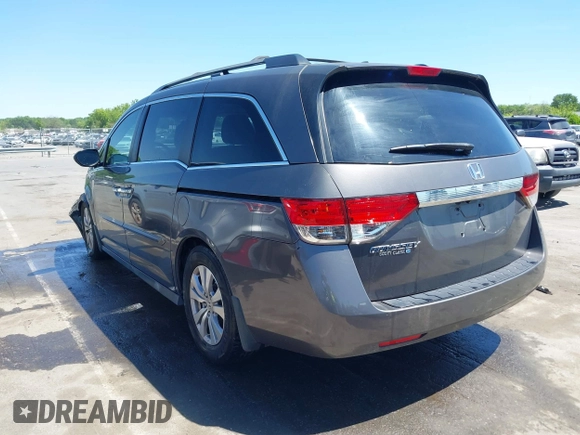 2016 Honda Odyssey EX-L with VIN 5FNRL5H66GB093249, listed as a IAAI auction lot 42044800 with 133,923 mi miles. Bid and sale history available at carsss.com. Image 3.