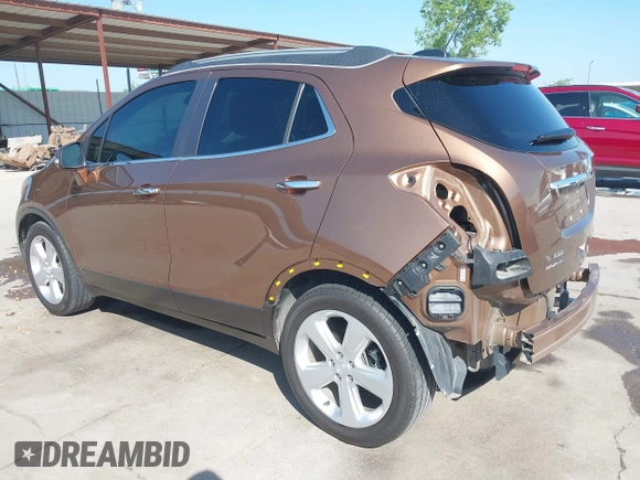 2016 Buick Encore Leather with VIN KL4CJCSB6GB656528, listed as a IAAI auction lot 42083024 with 72,582 mi miles. Bid and sale history available at carsss.com. Image 3.