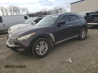 2011 Infiniti FX35 with VIN JN8AS1MU0BM710095, listed as a Copart auction lot 44880365 with 205,432 mi miles and Salvage Title. Bid and sale history available at carsss.com. Image 1.