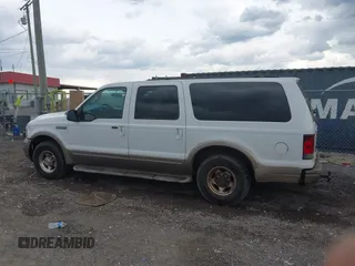 2005 Ford Excursion Eddie Bauer z VIN 1FMNU44L05ED40163, wystawiony jako IAAI lot #41989162 z przebiegiem 416 163 mil mil oraz . Historia ofert i sprzedaży dostępna na DreamBid. Obrazek 14.