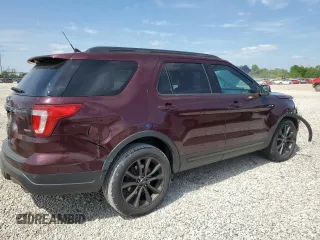 2018 Ford Explorer XLT with VIN 1FM5K8D85JGA96646, listed as a Copart auction lot 57158185 with 90,657 mi miles and Salvage title. Bid and sale history available at DreamBid. Image 3.