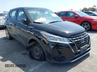 2022 Nissan Kicks S with VIN 3N1CP5BV0NL507251, listed as a IAAI auction lot 41847381 with 71,625 mi miles. Bid and sale history available at carsss.com. Image 1.