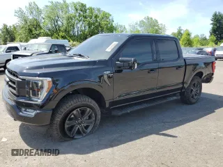 2022 Ford F-150 XL with VIN 1FTFW1E5XNFA77045, listed as a Copart auction lot 59955435 with 36,605 mi miles and Salvage title. Bid and sale history available at DreamBid. Image 1.