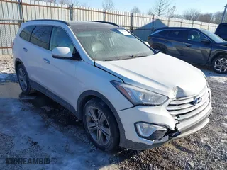 2013 Hyundai Santa Fe Limited with VIN KM8SR4HF2DU004155, listed as a IAAI auction lot 41420491 with 125,988 mi miles. Bid and sale history available at carsss.com. Image 1.