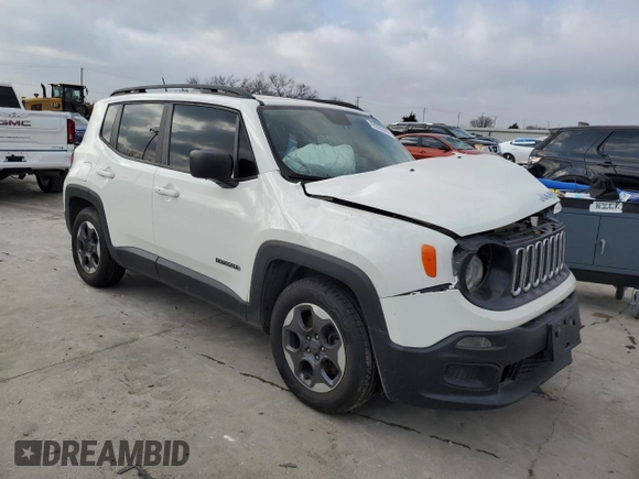2017 Jeep Renegade Sport с VIN ZACCJAAB5HPF92162, выставлен на аукционе Copart как лот 49095365 с пробегом 73 003 миль миль и Списание • Salvage title. История ставок и продаж доступна на DreamBid. Изображение 4.