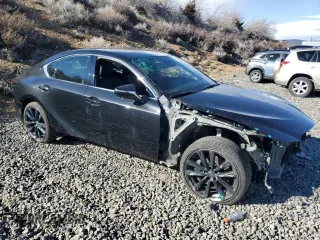 2023 Lexus IS 350 F Sport with VIN JTHGZ1E25P5031776, listed as a Copart auction lot 45744285 with 13,190 mi miles and Salvage title. Bid and sale history available at DreamBid. Image 4.
