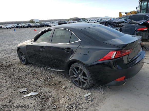 2015 Lexus IS 250 with VIN JTHCF1D26F5027789, listed as a Copart auction lot 54441345 with 0 mi miles and Salvage Title. Bid and sale history available at carsss.com. Image 2.