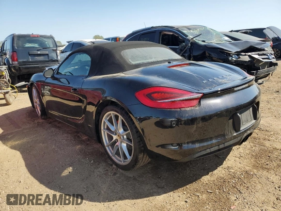 2013 Porsche Boxster S with VIN WP0CB2A8XDS133480, listed as a Copart auction lot 70601174 with 45,638 mi miles and Salvage Title. Bid and sale history available at carsss.com. Image 2.