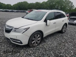 2015 Acura MDX Advance with VIN 5FRYD4H87FB002670, listed as a Copart auction lot 60444385 with 121,266 mi miles and Clean title. Bid and sale history available at DreamBid. Image 1.
