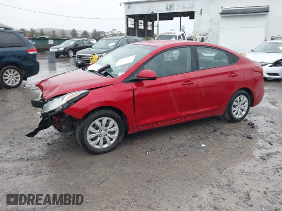 2020 Hyundai Accent SE with VIN 3KPC24A6XLE099469, listed as a IAAI auction lot 40924712 with 90,952 mi miles. Bid and sale history available at carsss.com. Image 18.