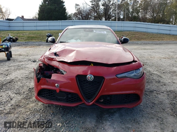 2020 Alfa Romeo Giulia with VIN ZARFAMAN5L7637380, listed as a Copart auction lot 68599972 with 0 mi miles. Bid and sale history available at carsss.com. Image 5.