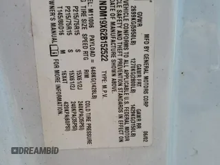 2002 Chevrolet Astro z VIN 1GNDM19X62B152522, wystawiony jako Copart lot #86377764 z przebiegiem 167 377 mil mil oraz Szkoda całkowita • Salvage title. Historia ofert i sprzedaży dostępna na DreamBid. Obrazek 13.
