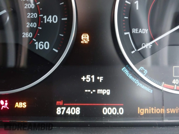 2016 BMW 4 Series 428i with VIN WBA3N7C54GK227475, listed as a IAAI auction lot 40963425 with 87,408 mi miles and . Bid and sale history available at carsss.com. Image 15.