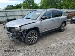 2017 Jeep Compass Sport with VIN 1C4NJCBAXHD166993, listed as a Copart auction lot 61578975 with 95,787 mi miles and Salvage title. Bid and sale history available at DreamBid. Image 1.
