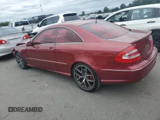 2005 Mercedes-Benz CLK 500 with VIN WDBTJ75J05F146020, listed as a Copart auction lot 69732064 with 136,463 mi miles and Salvage Title. Bid and sale history available at carsss.com. Image 2.