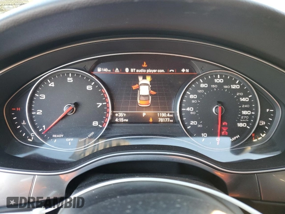2017 Audi A6 Premium Plus z VIN WAUF2AFC6HN020597, wystawiony jako Copart lot #87226384 z przebiegiem 78 177 mil mil oraz Szkody całkowita. Historia ofert i sprzedaży dostępna na DreamBid. Obrazek 9.