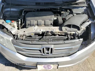 2013 Honda Odyssey EX-L with VIN 5FNRL5H69DB080586, listed as a Copart auction lot 52103685 with 166,643 mi miles and Salvage Title. Bid and sale history available at carsss.com. Image 12.
