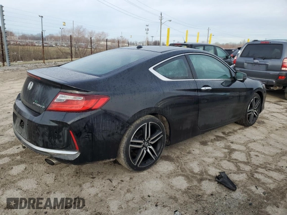 2016 Honda Accord Touring with VIN 1HGCT2B02GA003937, listed as a Copart auction lot 42434735 with 154,785 mi miles and Salvage Title. Bid and sale history available at DreamBid. Image 3.