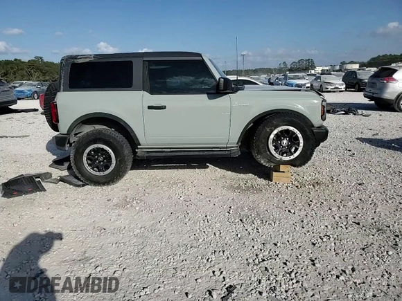 2023 Ford Bronco with VIN 1FMDE5CP0PLB54673, listed as a Copart auction lot 78474604 with 18,325 mi miles and Salvage title. Bid and sale history available at DreamBid. Image 14.